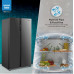 Refrigerator: Voltas Beko 472 L Side By Side Frost Free Refrigerator (Rsb495Xpe, 2023, Inox, Pro-Smart Inverter Compressor)